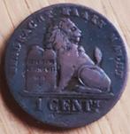 BELGIË: 1 centiem 1887 VL MOOIE STAAT VF/XF, Brons, Losse munt, Verzenden