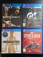 PS4 Games - Spider-man - Mortal Kombat X - Gran Turismo Spor, Games en Spelcomputers, Games | Sony PlayStation 4, Ophalen of Verzenden