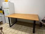 Massief eiken tafel, Huis en Inrichting, Tafels | Eettafels, Ophalen, Gebruikt, Vijf personen of meer
