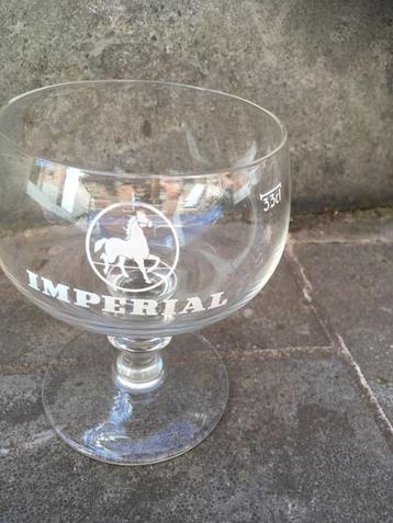 Verre Imperial 33cl - cheval, Enlèvement ou Envoi