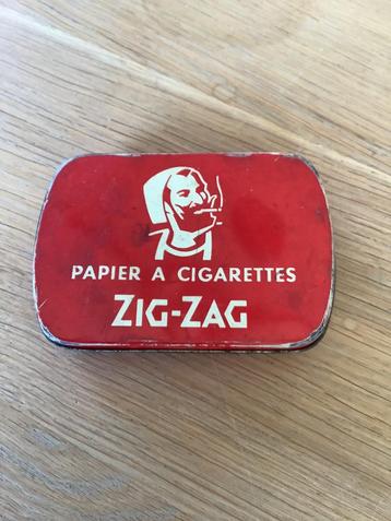 Zig Zag no Ajjja metalen doos van sigarettenpapier 