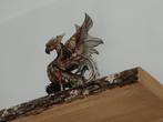 Metalen steampunk draak beeldje – gedetailleerde decoratie, Verzamelen, Beelden en Beeldjes, Ophalen, Zo goed als nieuw, Fantasy