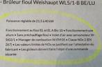 Weishaupt WL5/1-B LN-BE oliebrander - oktober 2024, Gebruikt, Hoog rendement (Hr), Overige typen, Ophalen of Verzenden