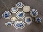 Societe Ceramique Boerenhoeve blauw compleet servies of los, Antiek en Kunst, Antiek | Servies los, Ophalen of Verzenden