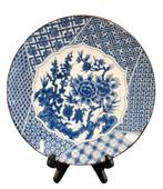 blauw-wit Oosterse sierschotel., Antiek en Kunst, Antiek | Porselein, Ophalen