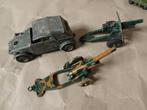 Dinky toys Vw Kubelwagen en kanon, Hobby en Vrije tijd, Modelauto's | 1:43, Ophalen of Verzenden, Dinky Toys