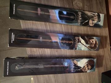 3 baguettes Harry potter - Neufs jamais utilisés beschikbaar voor biedingen