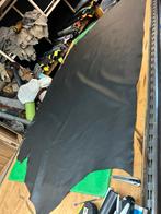 Zwarte kleur halve huid 1.2 mm dikte soepel en glad A-44, Ophalen of Verzenden