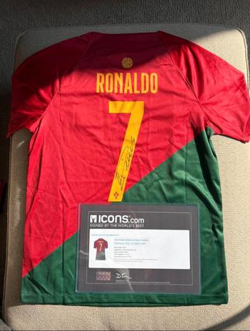 Gesigneerd shirt Ronaldo beschikbaar voor biedingen