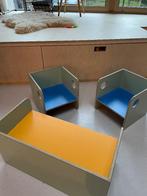 Houten set meubeltjes, Huis en Inrichting, Ophalen, Gebruikt, Overige kleuren, Drie