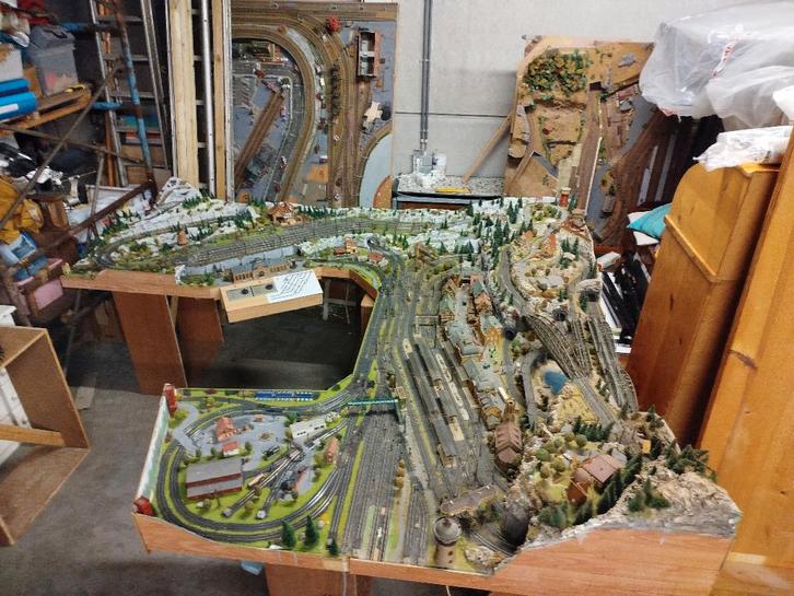 Train miniature reseau complet n, Hobby & Loisirs créatifs, Trains miniatures | Échelle N, Utilisé, Autres types, Autres marques