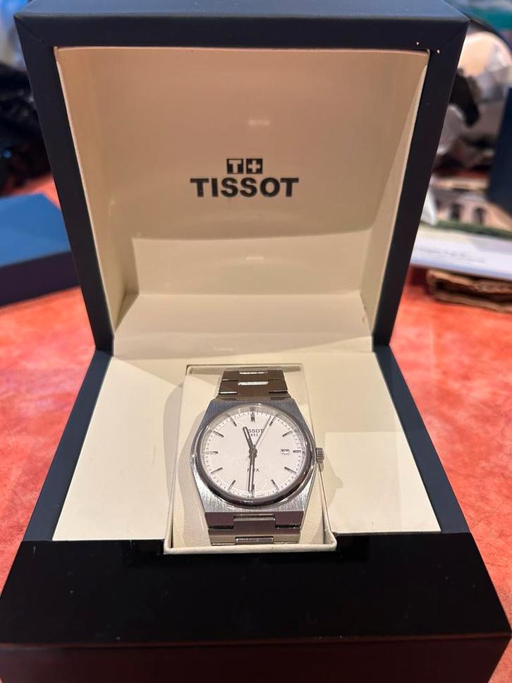 Tissot PRX 40 in perfecte staat, Bijoux, Sacs & Beauté, Montres | Hommes, Comme neuf, Enlèvement ou Envoi