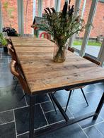 Eettafel & 6 stoelen, Huis en Inrichting, Tafels | Eettafels, Ophalen, Zo goed als nieuw