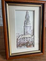 Reliëf Haringspakkerstoren kadertje (Anton Pieck), Ophalen of Verzenden, Zo goed als nieuw