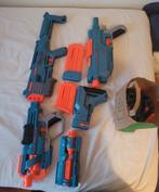 3 Pistolets avec balles en mousse, chargeurs de marque nerfs, Enlèvement, Comme neuf