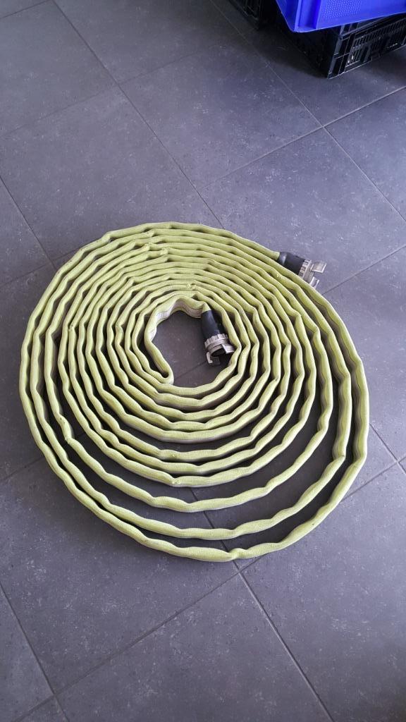 Double Jacket brandweerslang, 45mm, Tuin en Terras, Tuinslangen, Gebruikt, Tuinslang, Ophalen