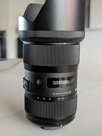  Sigma(Nikon) 35mm f/1.4 DG HSM Art. Top niveau en conditie!