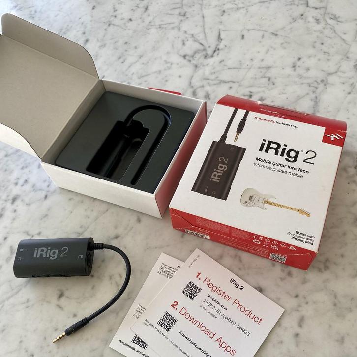 IK Multimedia iRig 2 – Mobile Guitar Interface, Muziek en Instrumenten, Effecten, Nieuw, Multi-effect, Ophalen of Verzenden