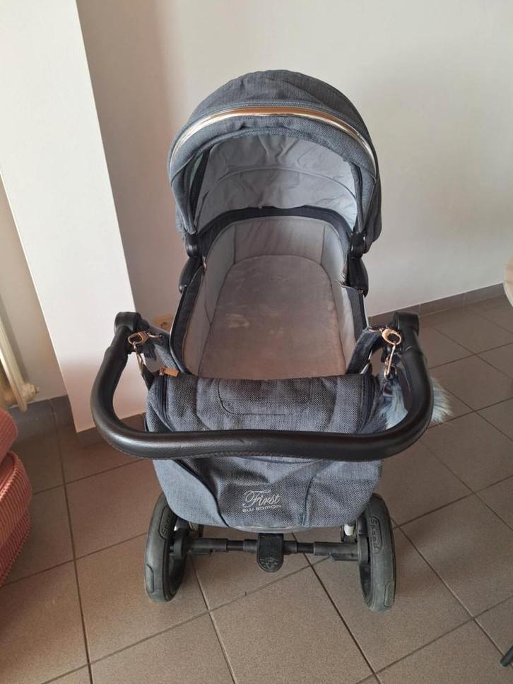 kinderwagen first blu edition, Kinderen en Baby's, Buggy's, Gebruikt, Overige merken, Ophalen
