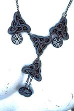 feestelijk uniek dynamisch originele halsketting, Met hanger, Kunststof, Nieuw, Ophalen of Verzenden