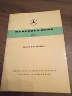 Mercedes 180c ancien notice d'entretien, Enlèvement ou Envoi