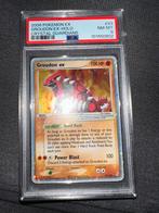 Groudon ex PSA 8 - EX Crystal Guardians #93, Hobby en Vrije tijd, Ophalen of Verzenden, Nieuw, Losse kaart, Foil