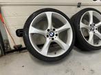 19inch BMW Style 230 Breedset Velgen Nwe Banden 5x120 E90 F3, Auto-onderdelen, Banden en Velgen, 19 inch, Gebruikt, Banden en Velgen