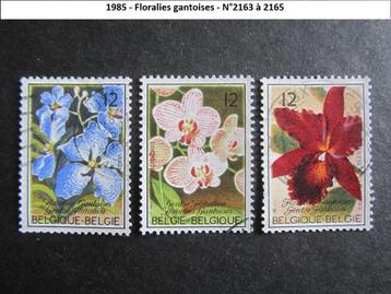 Timbres Belgique oblitérés - séries complètes : 20cts / séri beschikbaar voor biedingen