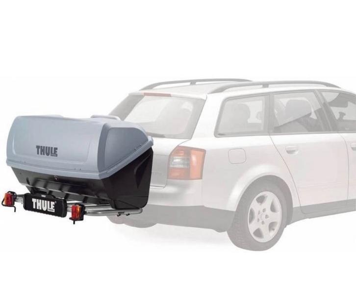 Te huur Thule Bagagebox Backup 900, Autos : Divers, Coffres de toit, Comme neuf, Enlèvement