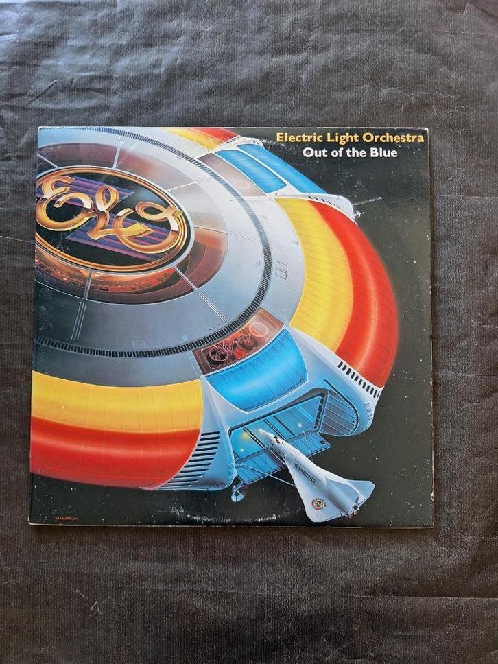 E.L.O. "Out of the Blue" 2 X LP album (1977) IZGS, CD & DVD, Vinyles | Rock, Utilisé, Progressif, 12 pouces, Enlèvement ou Envoi