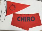 chiro : boxershort  wimpel tshirt scouts : gymzak pin, Enlèvement ou Envoi
