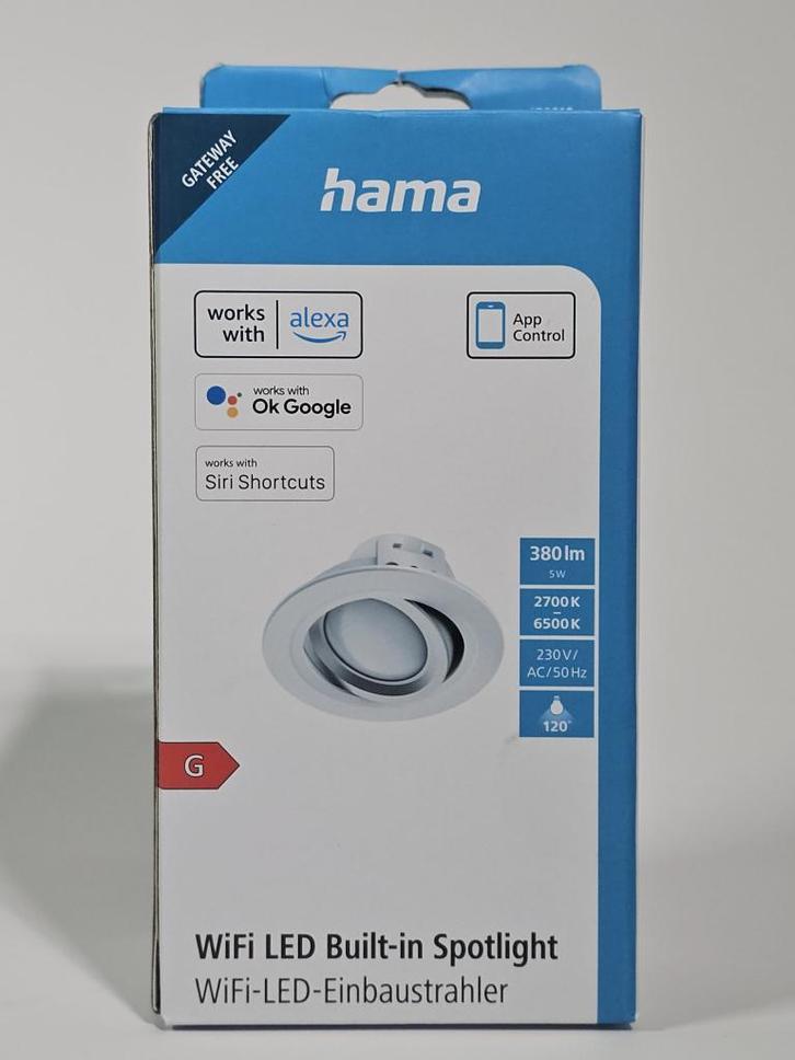 Hama Wifi - Led - Inbouwspot - App bediening | Nieuw, Maison & Meubles, Lampes | Lampes en vrac