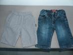 2 broekjes jongen - maat 50/56, Kinderen en Baby's, Babykleding | Maat 50, Ophalen of Verzenden, Zo goed als nieuw, Jongetje, Broekje
