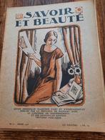 Oude magazines (6) "Savoir et beauté" 1922 en 1923, Ophalen of Verzenden