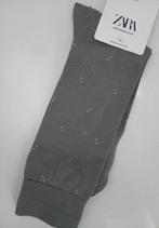 ZARA mercerised grey socks, L 43-46, nieuw!, Kleding | Heren, Ophalen of Verzenden