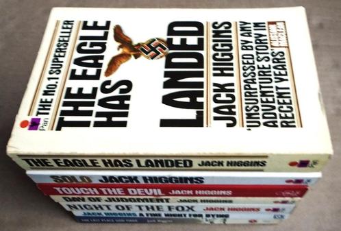 Jack Higgins - "The Eagle has landed" & 6 other thrillers, Boeken, Thrillers, Zo goed als nieuw, Europa overig, Verzenden