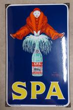 emaille reclamebord van Spa uit jaren '50, Verzamelen, Merken en Reclamevoorwerpen, Ophalen of Verzenden, Zo goed als nieuw, Reclamebord