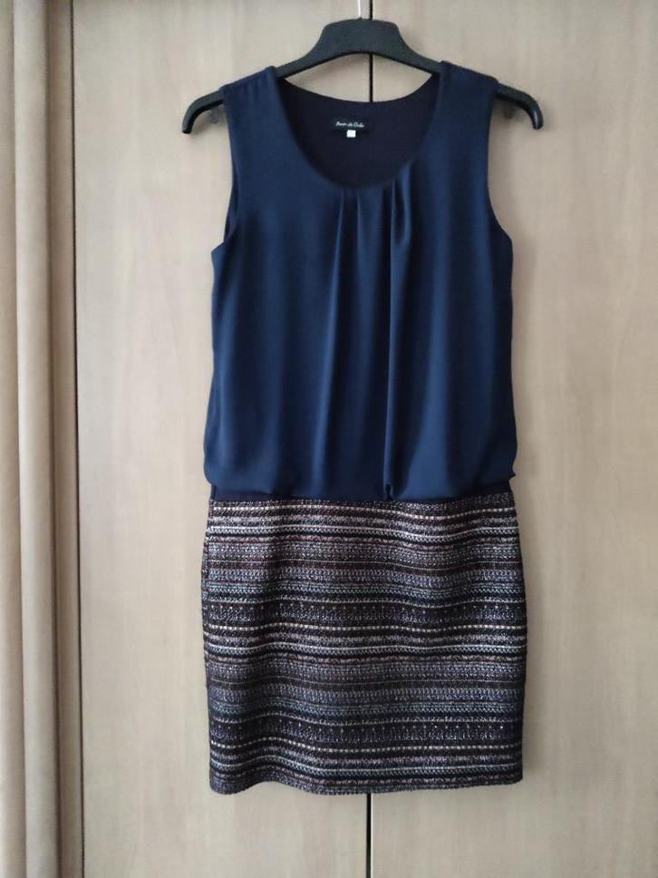 Kleedje S/M, Kleding | Dames, Jurken, Zo goed als nieuw, Maat 36 (S), Blauw, Boven de knie, Ophalen of Verzenden