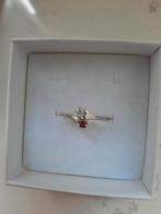 Bague ancienne en argent  avec vraies pierres taille 52, Enlèvement ou Envoi, Comme neuf, Argent, Argent