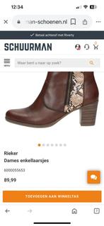 Nieuwe Rieker enkellaars 39, Vêtements | Femmes, Chaussures, Neuf, Enlèvement ou Envoi, Brun, Boots et Botinnes