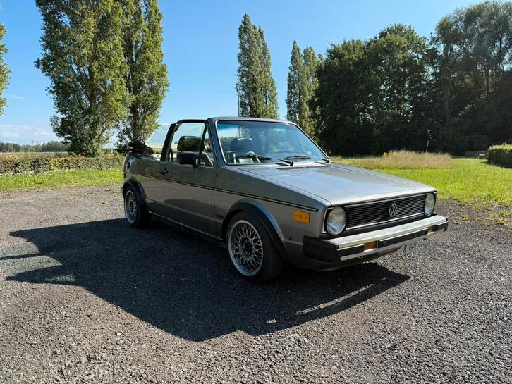 Golf 1 cabrio usa ‘87, Auto's, Volkswagen, Particulier, Golf, Airconditioning, Lederen bekleding, Lichtmetalen velgen, Metaalkleur