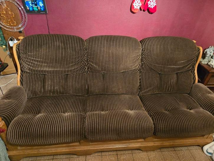 Salon 3 zit met 2x 1 zit., Huis en Inrichting, Zetels | Zetels, Zo goed als nieuw, Ophalen