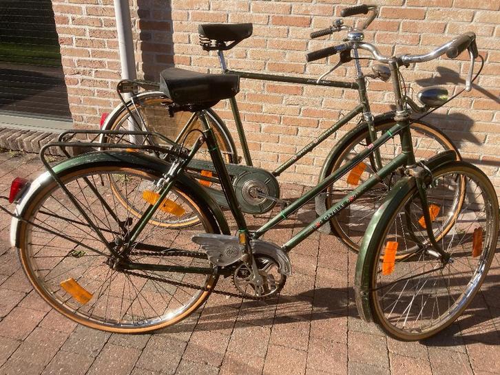 Vintage Gazelle dames- en herenfiets, Fietsen en Brommers, Fietsen | Heren | Herenfietsen, Gebruikt, Gazelle, Ophalen