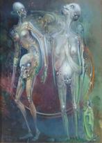ROGER VAN BELLEGHEM / KOPPEL ALIENS / OLIEVERF / 73x58cm KAD, Enlèvement