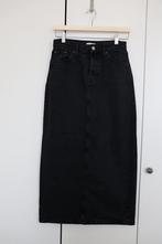 Black Jean Midi Skirt, Enlèvement ou Envoi, Taille 36 (S), Topshop, Comme neuf