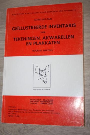 Geïllustreerde inventaris , Tekening, akwarel, plakkaat,1973 beschikbaar voor biedingen