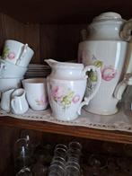 Vintage Koffie servies met bloemen, Ophalen, Zo goed als nieuw, Overige stijlen, Kop(pen) en/of Schotel(s)