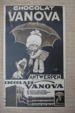 oude reclame knipsel jaren '30 : Chocolat Vanova Antwerpen#2, Verzamelen, Tijdschriften, Kranten en Knipsels, Knipsel(s), Ophalen of Verzenden