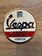 Reclamebord 'Vespa service' - Genova, Ophalen of Verzenden, Reclamebord