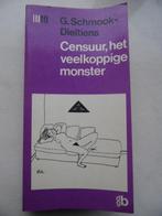Censuur, het veelkoppige monster, Gelezen, Ger Schmook-Dieltiens, Maatschappij en Samenleving, Ophalen of Verzenden